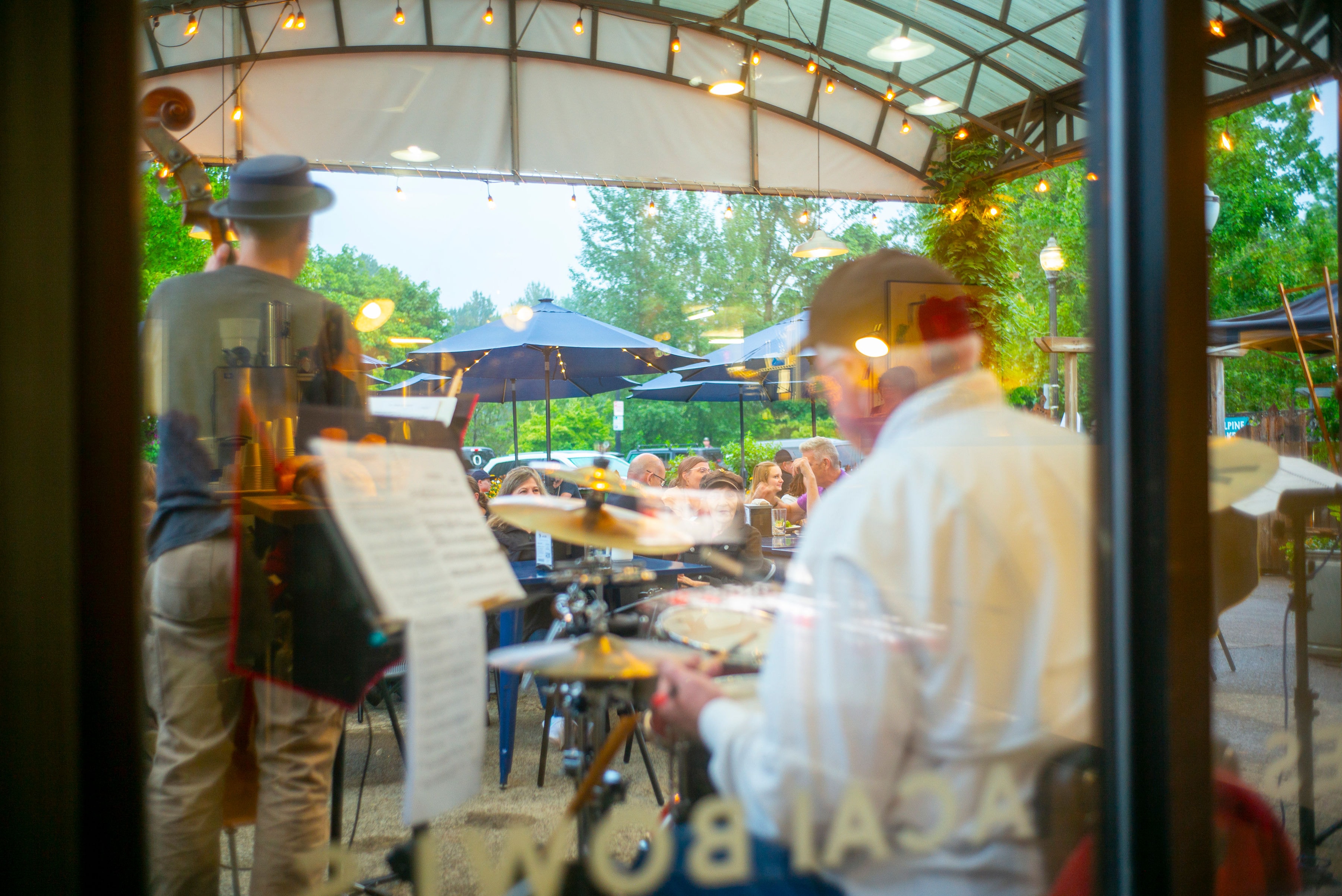 Live music performance at Bodhi Bistro patio